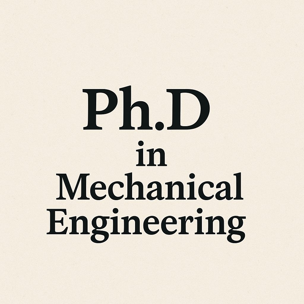 PhD in Mechanical Engineering thumbnail